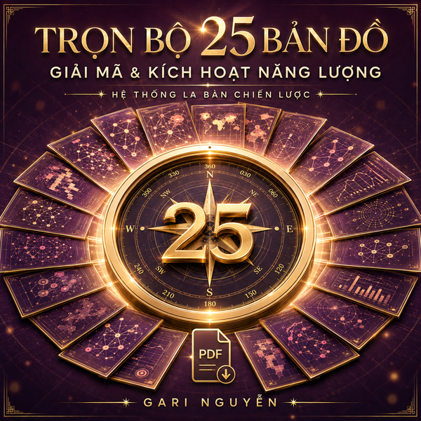 TRỌN BỘ 25 BẢN ĐỒ GIẢI MÃ & KÍCH HOẠT NĂNG LƯỢNG