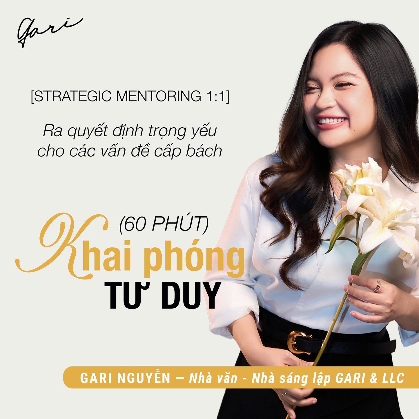 TƯ VẤN CHIẾN LƯỢC CÁ NHÂN (60 PHÚT)